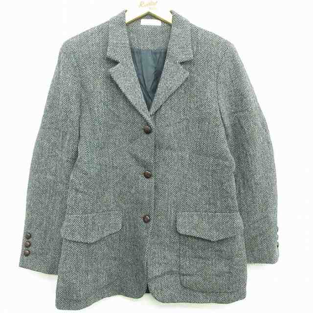 古着 ハリスツイード Harris Tweed オービス ORVIS 長袖 テーラード