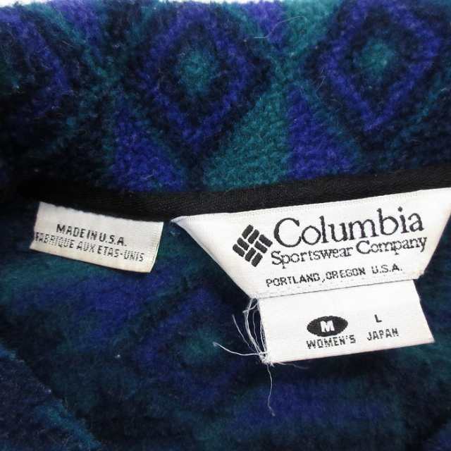 古着 コロンビア COLUMBIA 長袖 フリース ジャケット レディース 90