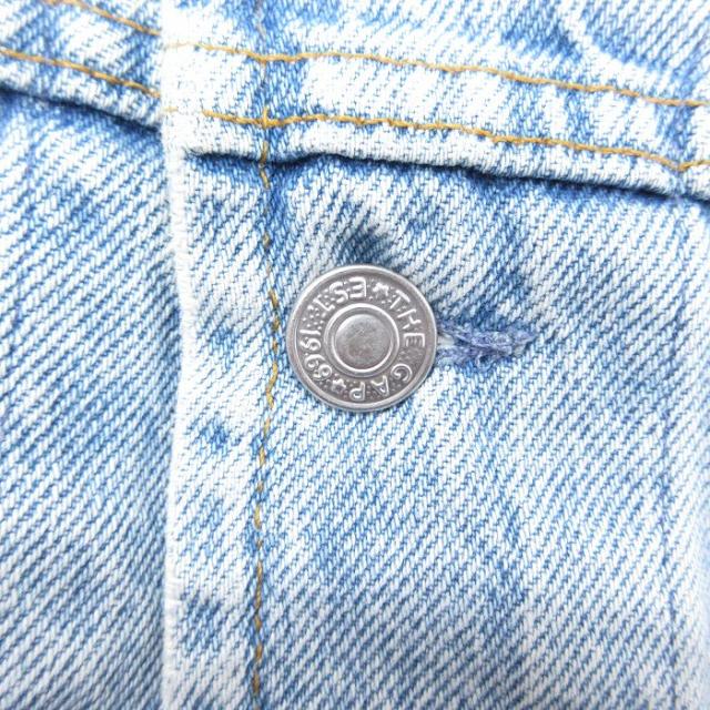 古着 ギャップ GAP 長袖 ジージャン メンズ 90年代 90s コットン USA製 紺 ネイビー デニム Lサイズ 中古 アウター Gジャン ジ 中古 古着_2