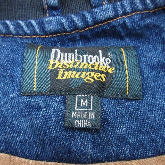 古着 Dunbrooke 長袖 デニム ジャケット メンズ 90年代 90s Chevron ツートンカラー 紺 ネイビー Lサイズ 中古 アウター 中古 古着_4