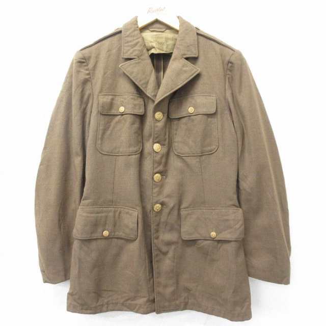 古着 長袖 ビンテージ ミリタリー ジャケット 将校服 メンズ 40年代