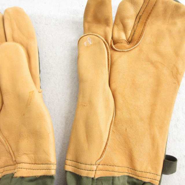 ミリタリー グローブ 手袋 80年代  M-65 レザー使用 USA製