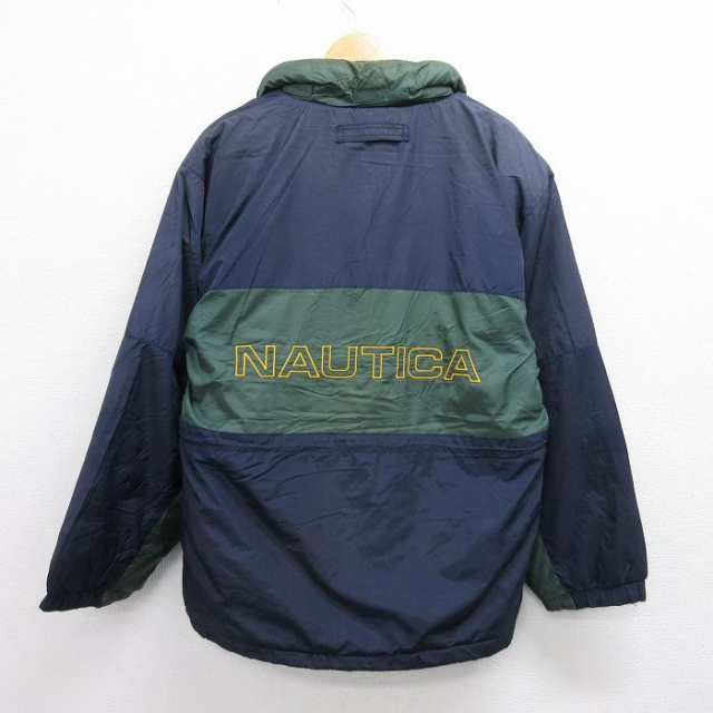 古着 ノーティカ NAUTICA 長袖 ナイロン ジャケット メンズ 90年代 90s