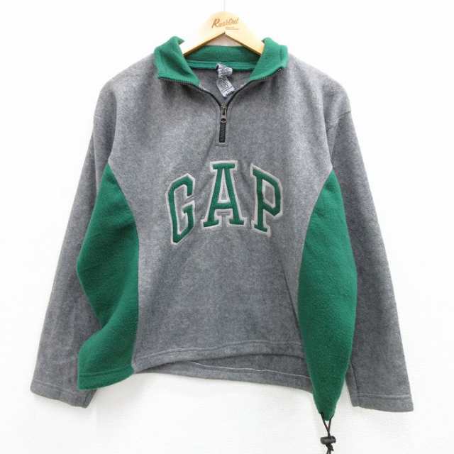 古着 ギャップ GAP 長袖 ハーフジップ フリース ジャケット