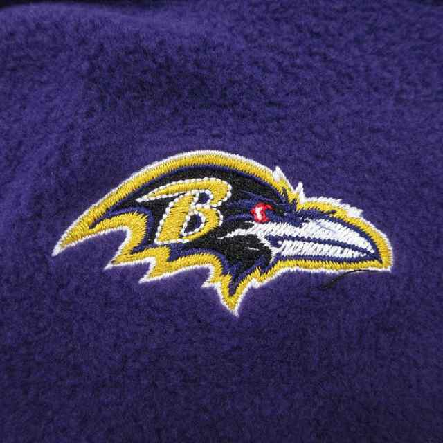 NFL Vikings ハーフジップ フリース ボア 刺繍 レア ストリート