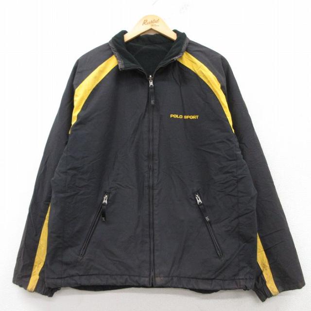 古着 ラルフローレン Ralph Lauren ポロスポーツ 長袖 ブランド ジャケット メンズ ワンポイントロゴ ラグラン リバーシブル  中古 古着の通販は 6,900円