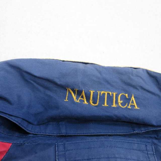 古着 ノーティカ NAUTICA 長袖 ブランド セーリング ジャケット メンズ 90年代 90s ワンポイントロゴ リバーシブル 大きいサイ 中古  古着｜au PAY マーケット