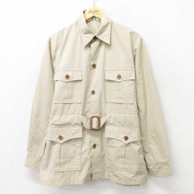 古着 ウールリッチ WOOLRICH 長袖 サファリ ジャケット メンズ 80年代