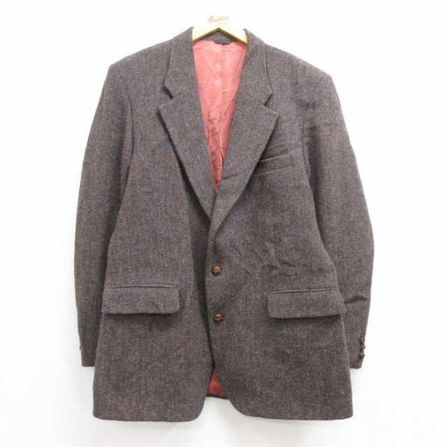 古着 ハリスツイード Harris Tweed 長袖 テーラード ジャケット