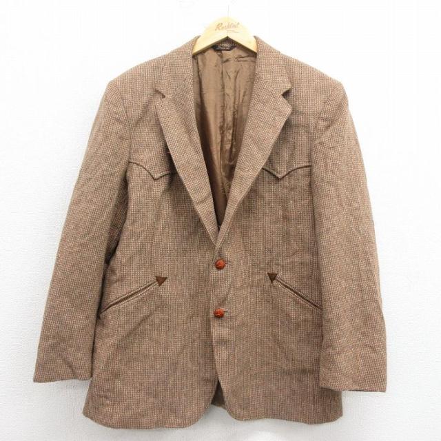 古着 リーバイス Levis 長袖 テーラード ジャケット メンズ 70年代 70s ベージュ カーキ spe Mサイズ 中古 アウター 中古 古着