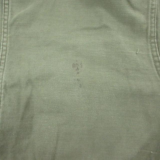 古着 長袖 ミリタリー ベイカー ツナギ メンズ 80年代 80s 緑 グリーン