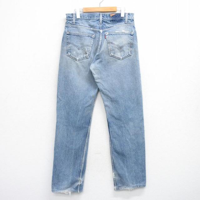 古着 ジーンズ リーバイス Levis 505 メンズ ヒゲ コットン 紺