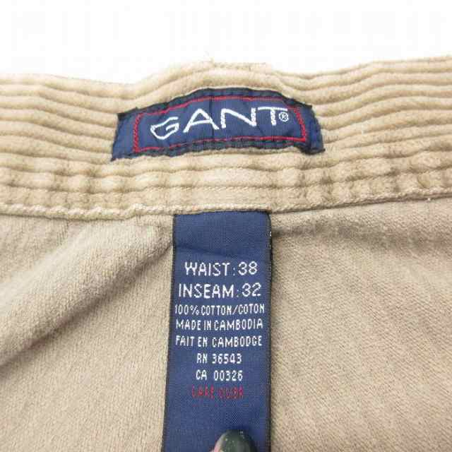 古着 GANT コーデュロイ パンツ メンズ 90年代 90s 太畝 コットン