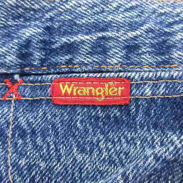 古着 ラングラー Wrangler ジーンズ メンズ 90年代 90s コットン 大きいサイズ USA製 濃グレー系 W40 中古 ボトムス ジーパン  中古 古着｜au PAY マーケット