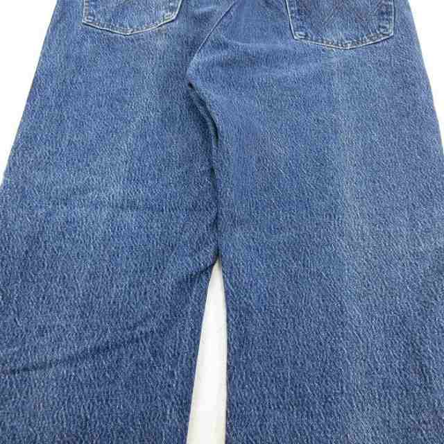 古着 ラングラー Wrangler ジーンズ メンズ 90年代 90s コットン 大きいサイズ USA製 濃グレー系 W40 中古 ボトムス ジーパン  中古 古着｜au PAY マーケット