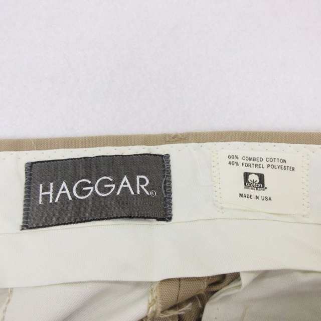 70~80年代 HAGGAR スラックスパンツ USA製 メンズw30 ヴィンテージ /eaa372020