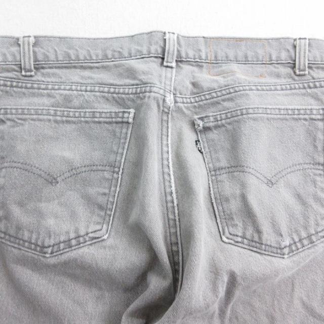古着 リーバイス Levis ジーンズ メンズ 90年代 90s グレー デニム W36 中古 ボトムス ジーパン Gパン ロング パンツ 中古 古着_7