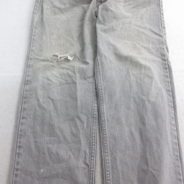 古着 リーバイス Levis ジーンズ メンズ 90年代 90s グレー デニム W36 中古 ボトムス ジーパン Gパン ロング パンツ 中古 古着_8