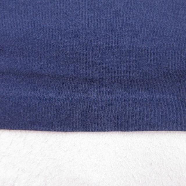 古着 ラルフローレン Ralph Lauren 長袖 ブランド ポロ シャツ メンズ 90年代 90s ワンポイントロゴ コットン USA製 濃紺他 ネ 中古 古着_4