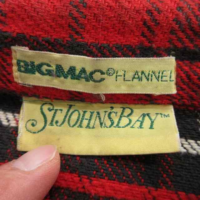 90s BIG MAC ビッグマック　セントジョンズベイ　フランネル　シャツ