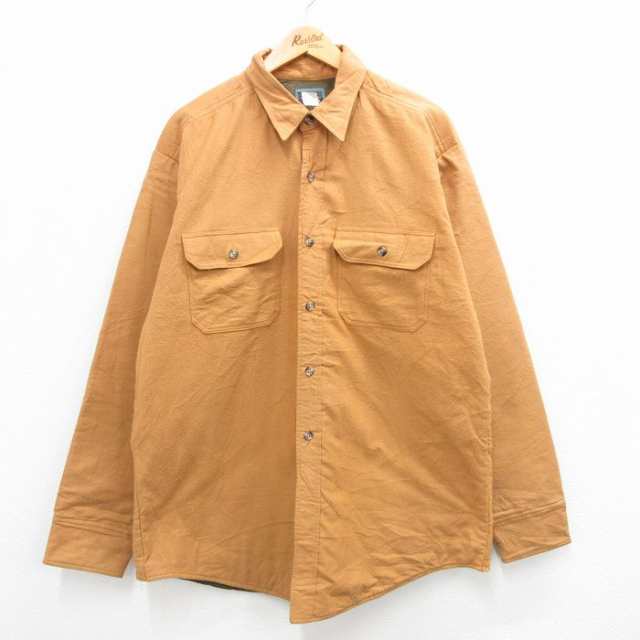 古着 ウールリッチ WOOLRICH 長袖 ヘビー フランネル シャツ メンズ 90