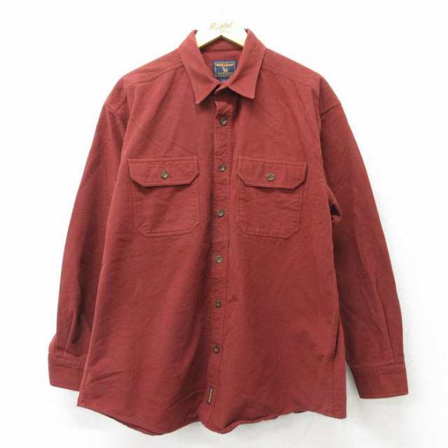 古着 ウールリッチ WOOLRICH 長袖 ヘビー フランネル シャツ メンズ ...