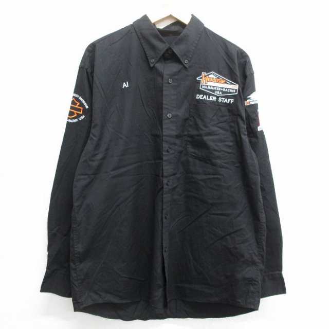 古着 ハーレーダビッドソン Harley Davidson 長袖 シャツ メンズ HOUSE