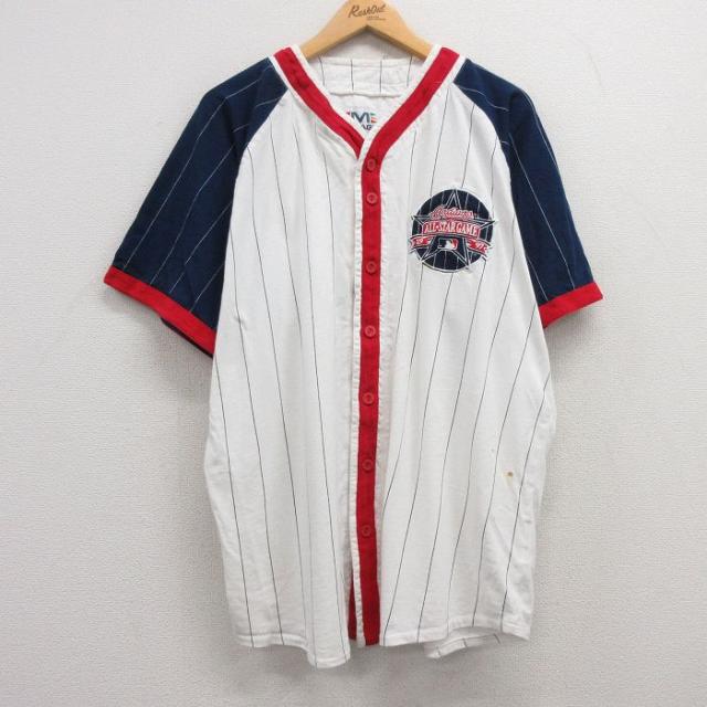 MLBインディアンス ベースボールシャツ ユニフォーム MLBインディアン