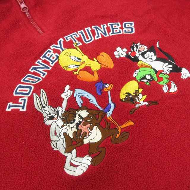 ルーニー・テューンズ Looney Tunes 刺繍 フリース XL