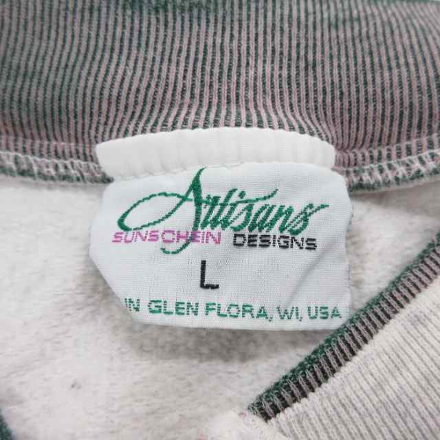 Artisans SUNSCHEIN DESIGNS 長袖スウェット紺L-XL