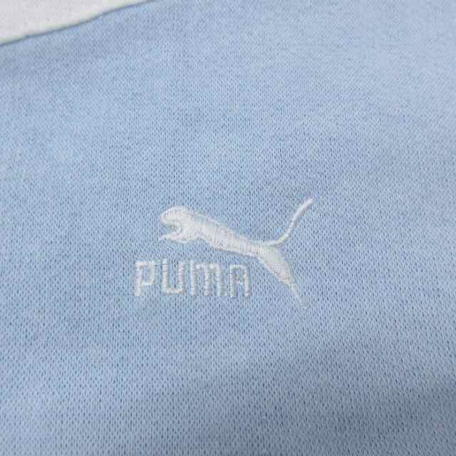 古着 プーマ puma 長袖 フルジップ スウェット ジャージ メンズ 80年代