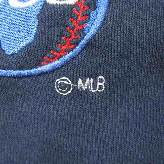 古着 リー Lee 長袖 スウェット メンズ 90年代 90s MLB ニューヨークヤンキース 刺繍 クルーネック USA製 紺 ネイビー メジャ  中古 古着｜au PAY マーケット