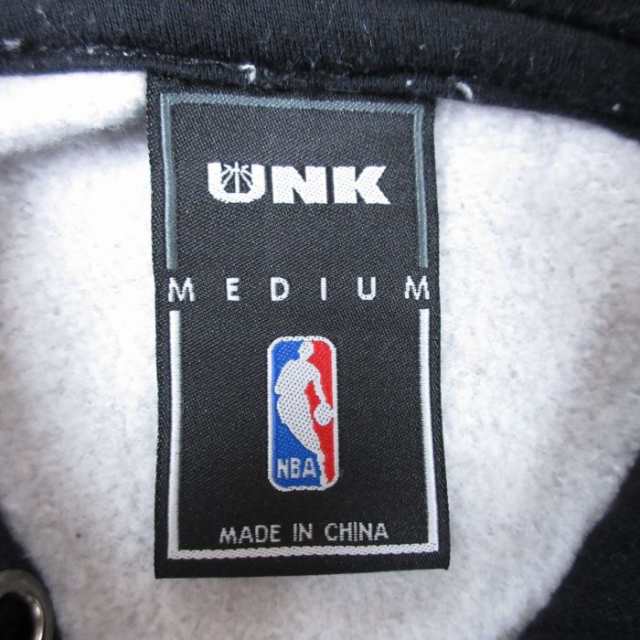 古着 UNK 長袖 スウェット パーカー メンズ NBA シカゴブルズ 刺繍