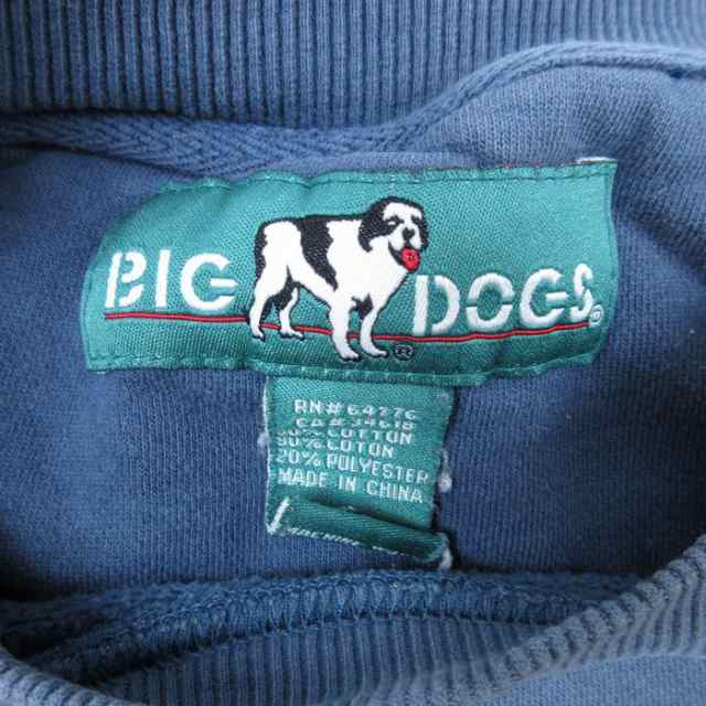 古着 ビッグドッグス BIG DOGS 長袖 スウェット メンズ 00年代 00s