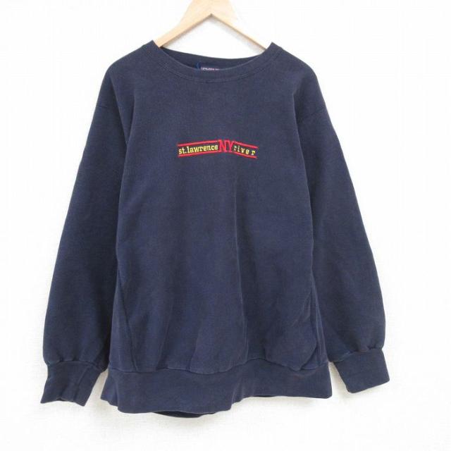 XL★古着 MVスポーツ 長袖 スウェット メンズ 90年代 90s Alleguance 大きいサイズ クルーネック USA製 薄グレー 霜降り 23dec19 中古 スエット トレーナー トップス 古着 MVスポーツ 長袖 スウェット メンズ 00年代 00s セントローレンス