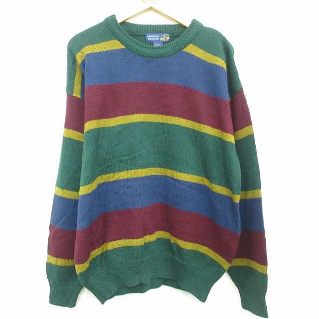 86%OFF!】 ボーダー ニット XLサイズ 男の子 おしゃれ トップス クルーネック