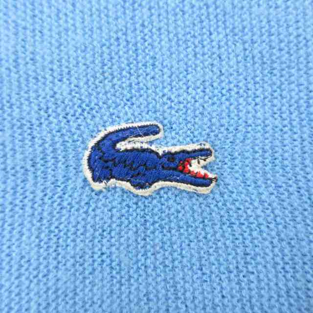 古着 ラコステ LACOSTE IZOD 長袖 ブランド ニット カーディガン