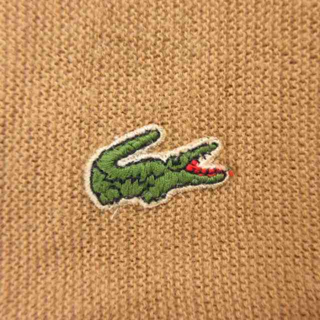 古着 ラコステ LACOSTE IZOD 長袖 ブランド ニット カーディガン