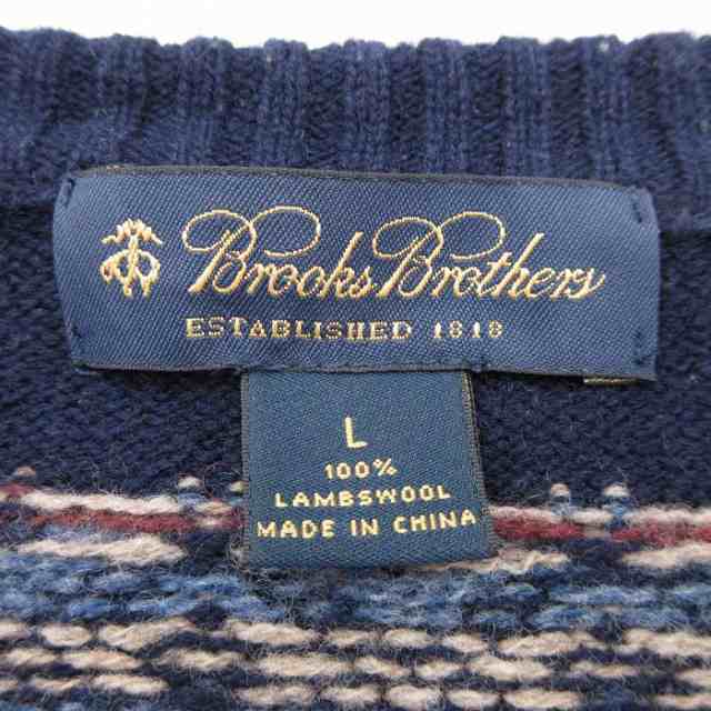 古着 ブルックスブラザーズ BROOKS BROTHERS 長袖 セーター メンズ