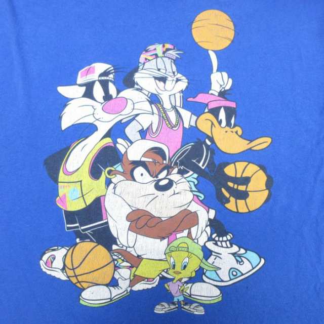 古着 半袖 Tシャツ メンズ スペースジャム ルーニーテューンズ LOONEY