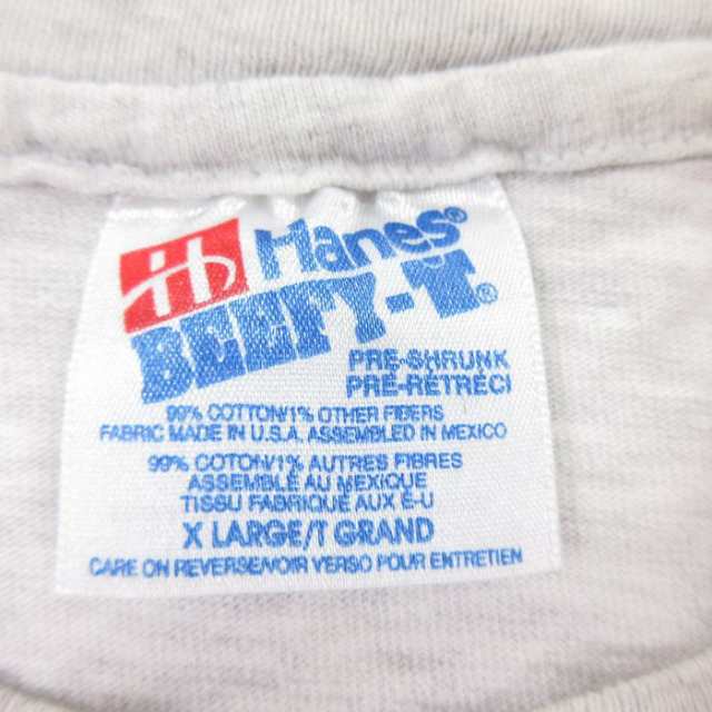 Hanes BEEFY メキシコ製 長袖Tシャツ ベースボール 野球 Ｌサイズ