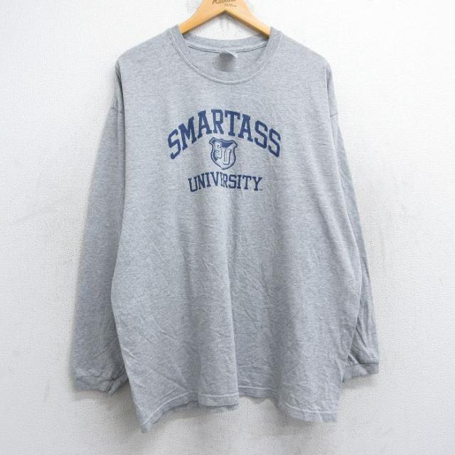 XL/古着 長袖 ビンテージ Tシャツ メンズ 00s ZX コットン 黒 ブラック
