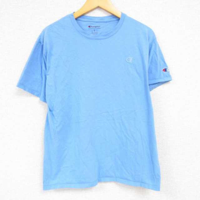 Champion 水色Tシャツ