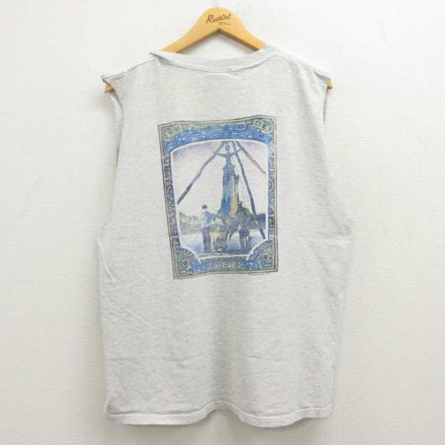 90s USA製 NEWPORT BULE ビンテージ Tシャツ ヨット アート 新品 www