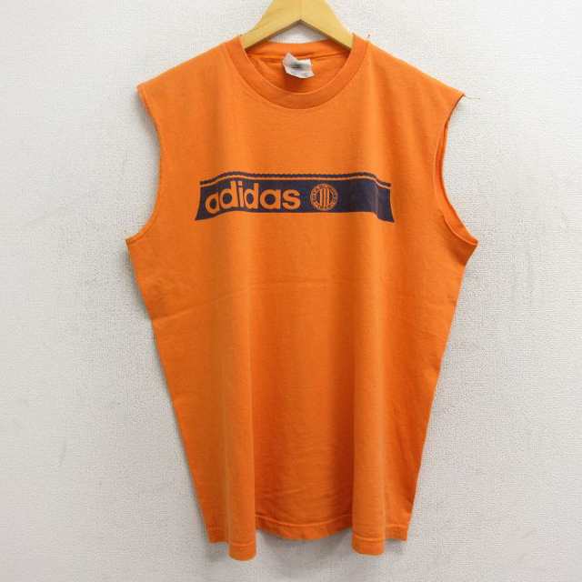 古着 アディダス adidas ビンテージ ノースリーブ Tシャツ メンズ 90