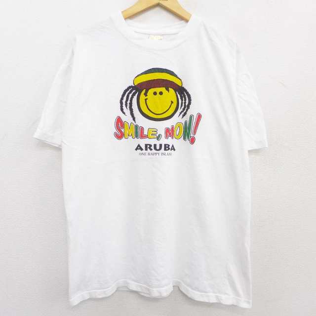 古着 半袖 ビンテージ Tシャツ メンズ 00年代 00s スマイル ARUBA