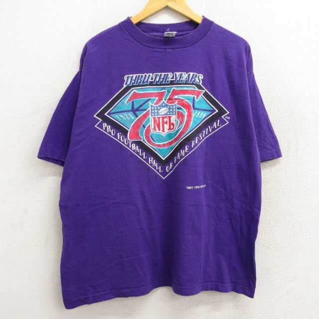 古着 半袖 ビンテージ Tシャツ メンズ 90年代 90s NFL 75years