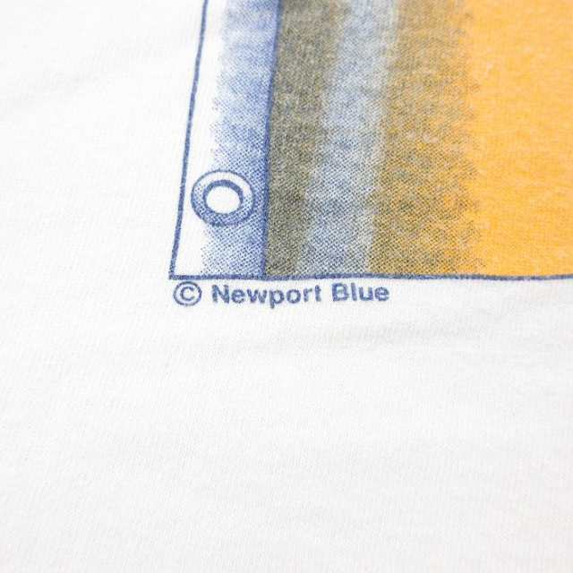 古着 半袖 ビンテージ Tシャツ メンズ 90年代 90s Newport Blue 大きい