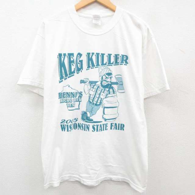 古着 半袖 ビンテージ Tシャツ メンズ 00年代 00s KEG KILLER