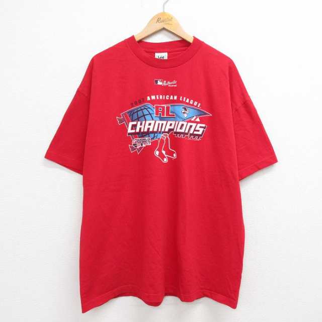 古着 リー Lee 半袖 ビンテージ Tシャツ メンズ 00年代 00s MLB ボストンレッドソックス 大きいサイズ コットン クルーネック 中古  古着の通販はau PAY マーケット - 古着屋RushOut | au PAY マーケット－通販サイト